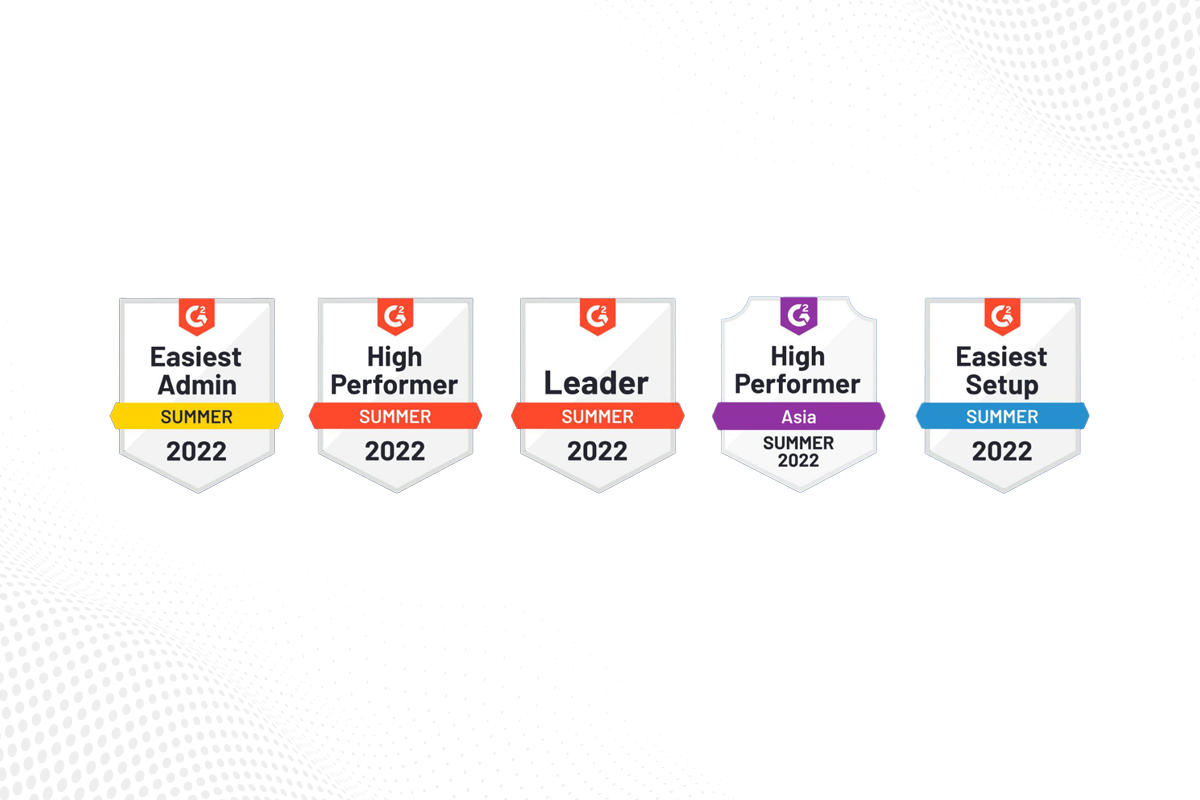ZIF awarded Five Badges in G2 Summer 2022 Report_2022