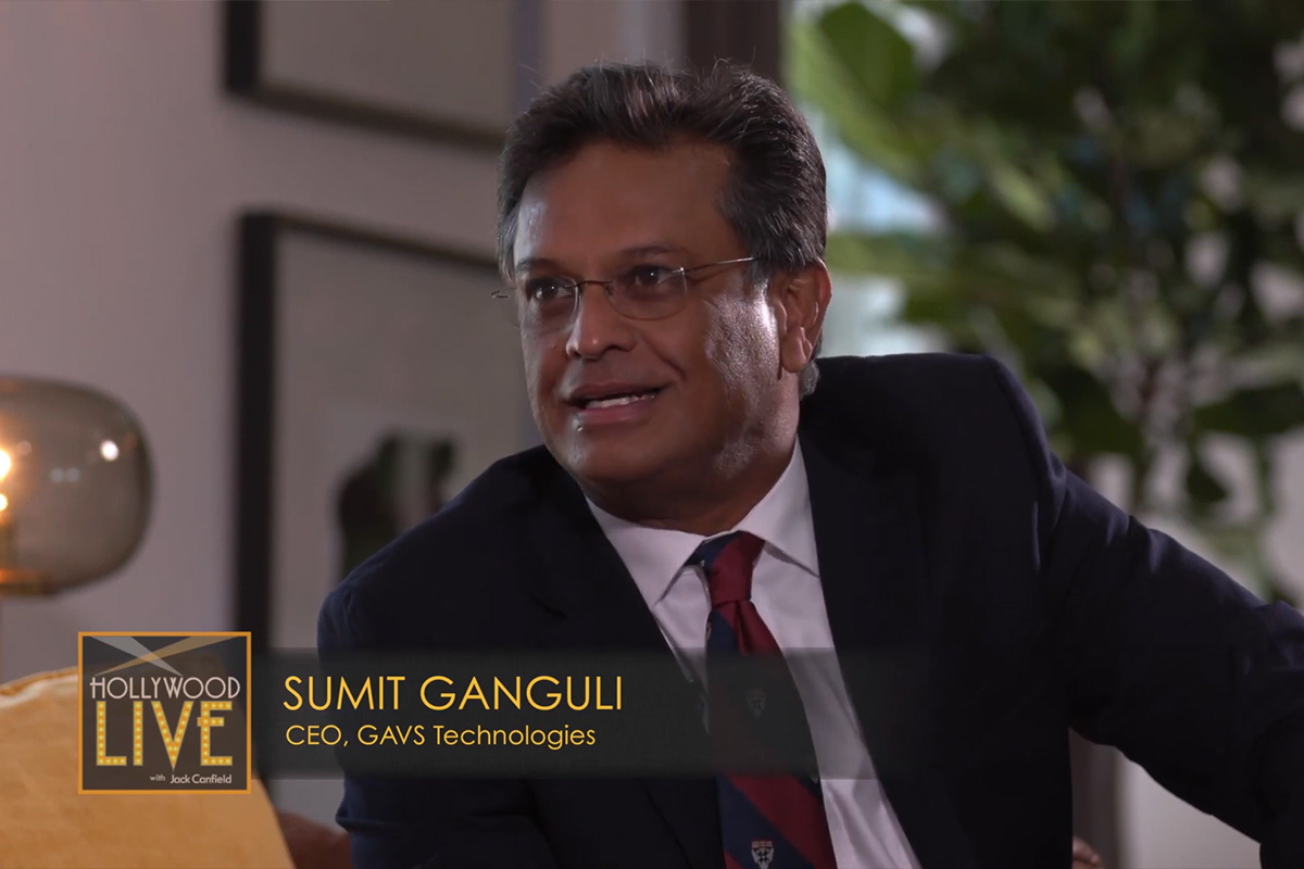 Sumit Ganguli CEO GAVS Technologies on Hollywood Live with Jack Canfield