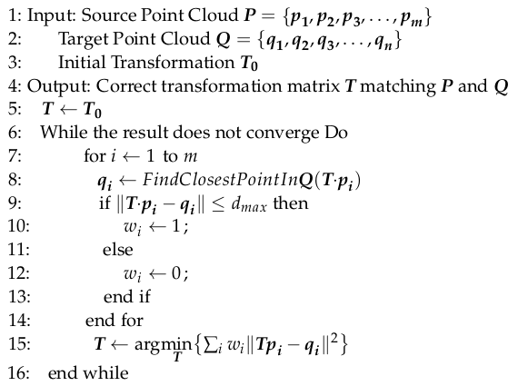 ICP algorithm source