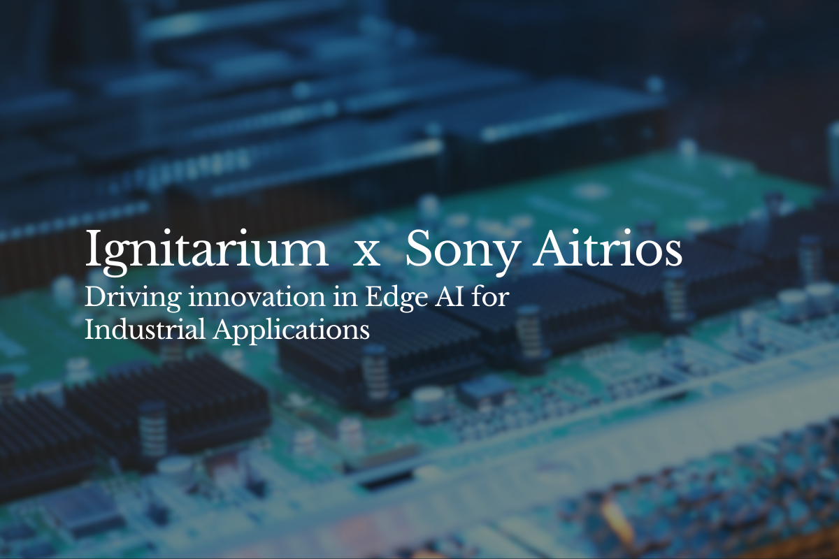 Ignitarium, now part of Neurealm Collaborates with Sony to drive innovation in Edge AI for Industrial Applications